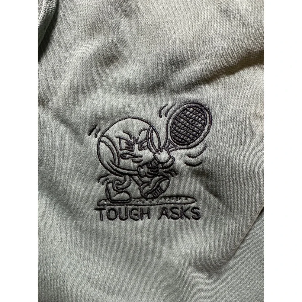 Independent Trading Company Tough Asks Tennis Graphic Sweatpants Green Mens L